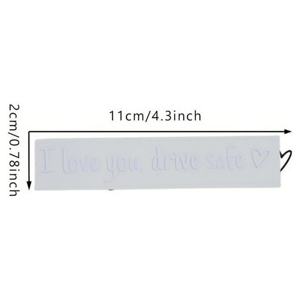 Ich Liebe Dich Fahr Sicher Aufkleber Spiegelaufkleber Auto Stying Innenaufkleber Dekoration Geschenk Für Freund Familie Freund
