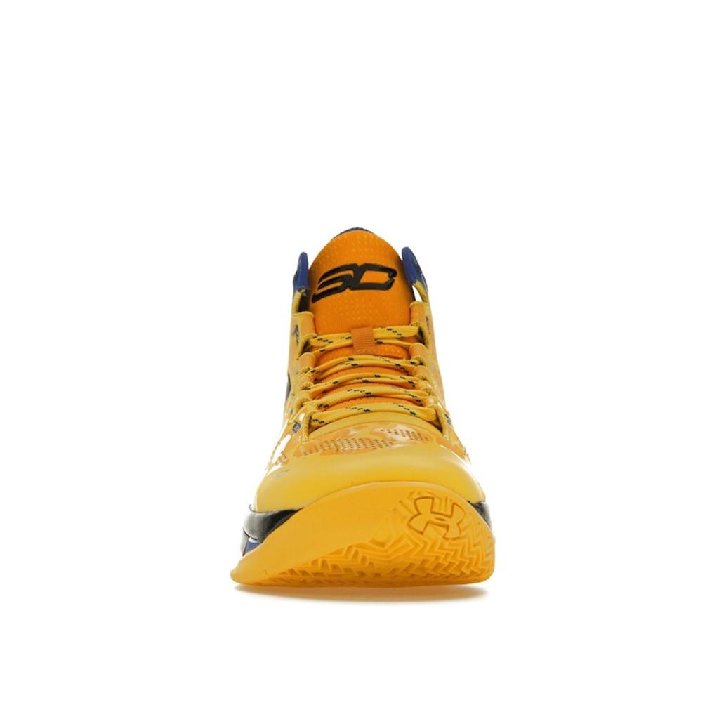 Under Armour Curry 2 Retro Double Bang Unisex Sneakers Yellow Steeltown-Gold Taxi 3026281-700