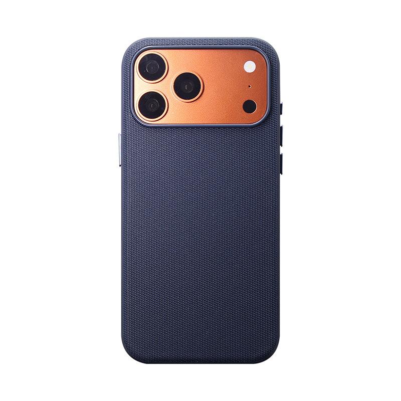 Compatible with Apple 17 Pro Max Tech Fabric Phone Case, iPhone 16 Pro Shockproof Magnetic Protective Case