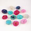 1pc Natural Crystal Aura Moroccan Agate Crystal Cave Ornament Crystal Raw Stone Treasure Pot Home Desktop Decoration Stone gifts