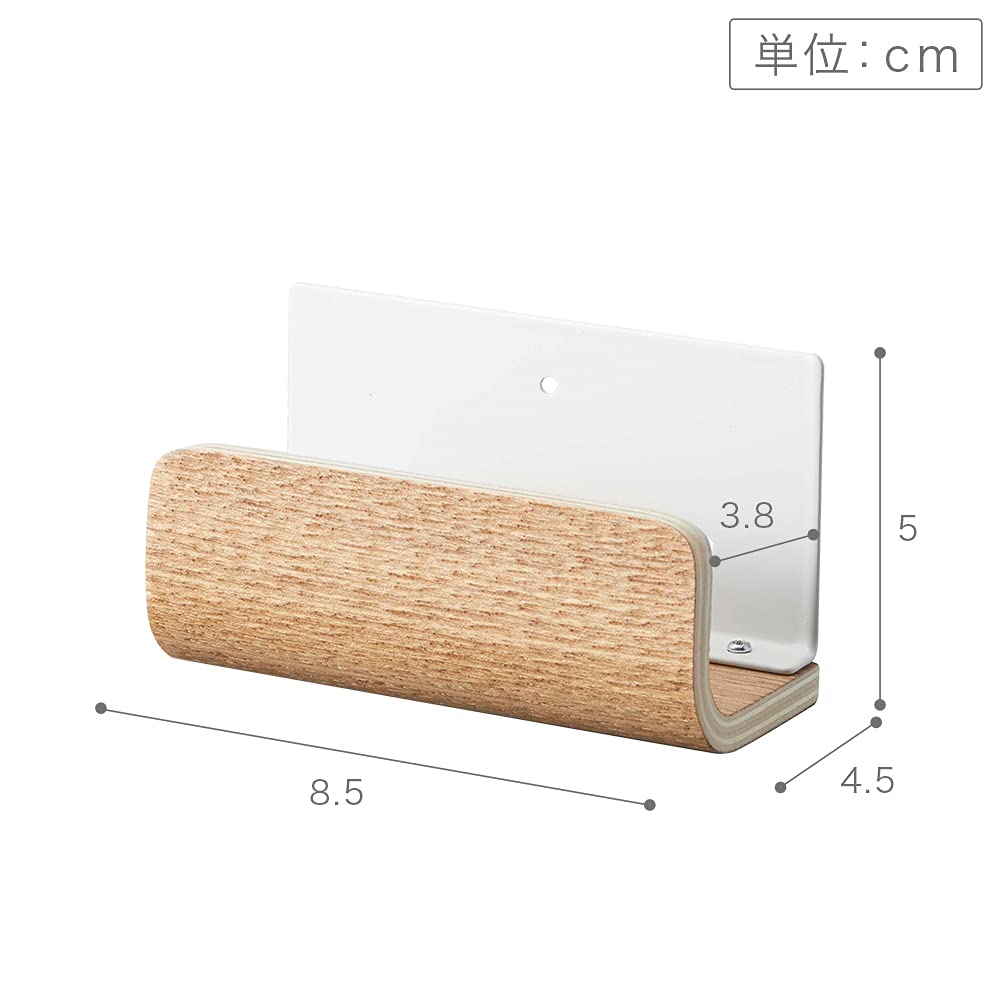 Yamazaki Single Shinto Tablet x x Simple Shinto Tablet 5285 (Yamazaki) Holder, Natural, Approx. W8.5 D4.5 H5cm, Rin, Shrine, Holder,