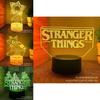 Stranger Things 3d Led Night Light With 16 Color Remote For Kids Bedroom Decor