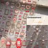 1pcs Cute Sketching Graffiti Animal Cat Dog Rabbit Bear Laser Nail Art Sticker Designs Self Adhesive Decoration Decal Acessories