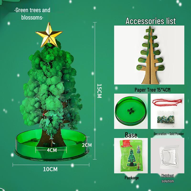 Magic Water Crystal Christmas Tree Blossom