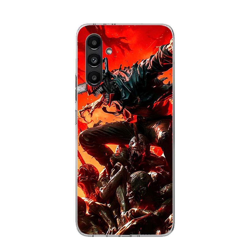 C-Chainsaw Mans Denji Phone Case For Samsung Galaxy A17 A16 A14 A15 A13 A57 A56 A54 A55 A53 A37 A36 A34 A35 A33 A26 A24 A25 A23