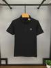 High-End Embroidered Men's Cotton Polo Shirt: Summer Short-Sleeved Lapel Design