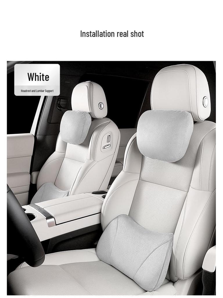 Compatible Headrest Neck Support Pillow for Ideal ONE: Car Seat Interior & Lumbar Support