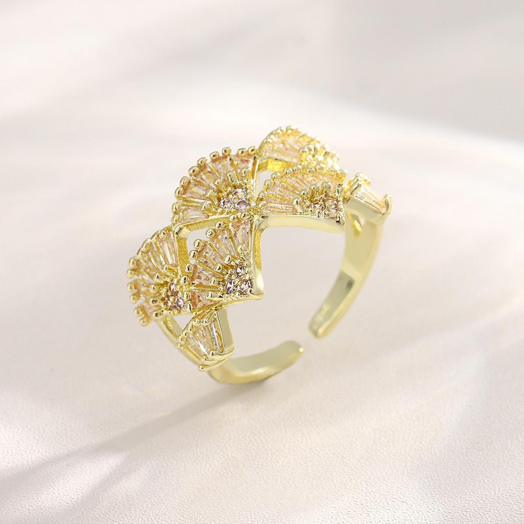 Open Ring Christmas Exaggerated Heavy-duty Adjustable Ring