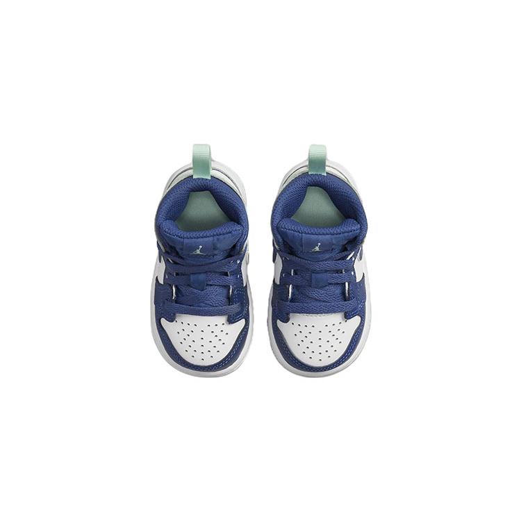 New Jordan 1 Mid Mystic Navy Mint Foam TD 640735-413