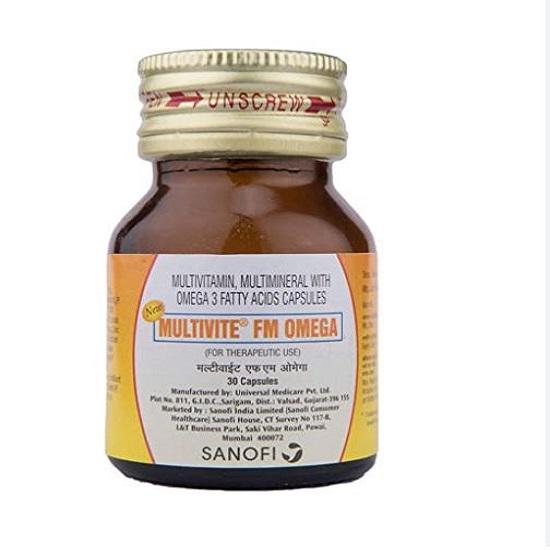 Multivite FM Omega Multivitamin & Multimineral Supplement Capsule 30 capsules