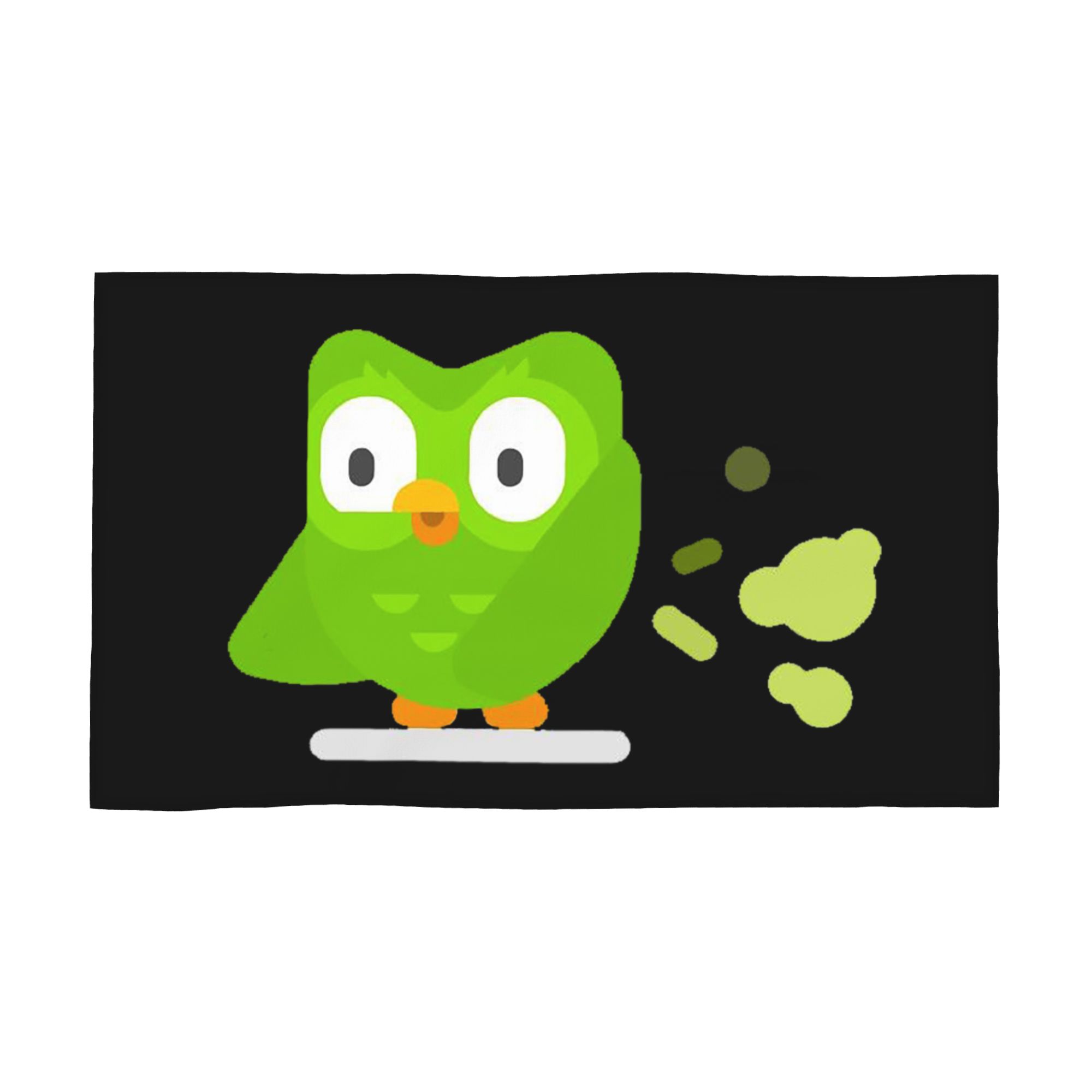 

Duolingo Owl Duo Soft Face Towel Quick Dry Pool Bath Cotton Towels Absorbent W40*H60(CM)