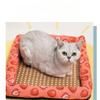 Katzennest Sommer Leinenmatte Nestmatte Kühlend Sommer Hundebett Katzenbett Rattanmatte Quadratisch Kühle Nest Kühlende Liege