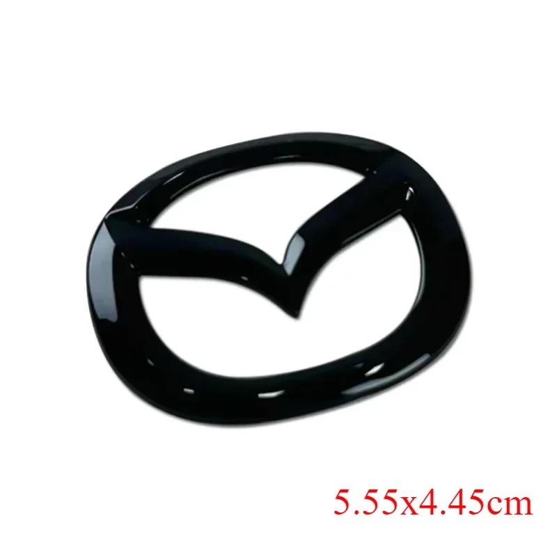 2025 Hot Plastic Car Front Trunk Emblem for Mazda 6 Mazda6 Steering Wheel Badge 3D Body Replaced Sticker Rear Tail Refitting Dec