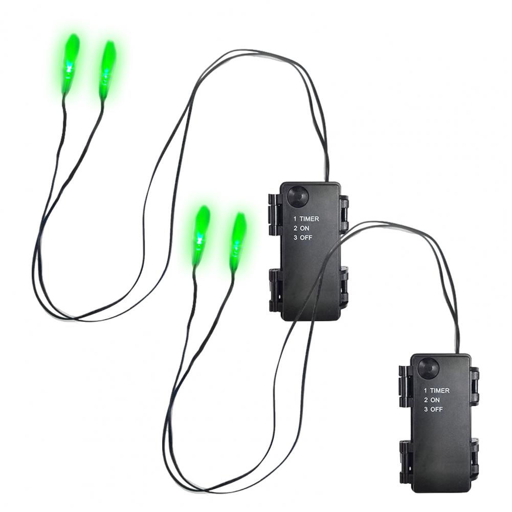 Outdoor Waterproof Led Glowing Eyes Weatherproof Halloween Decorations Spooky Halloween Led Glowing Eyes for Masks Pumpkins