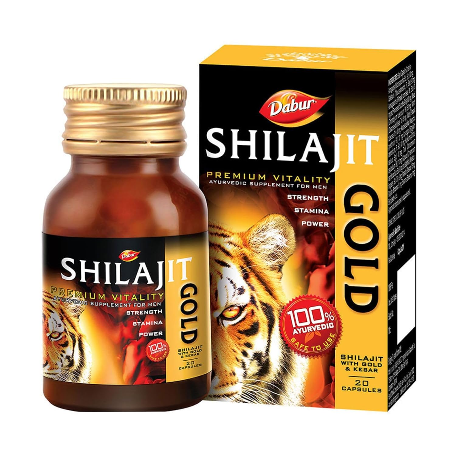 

Dabur Shilajit Gold - 20 Capsules X Pack of 2