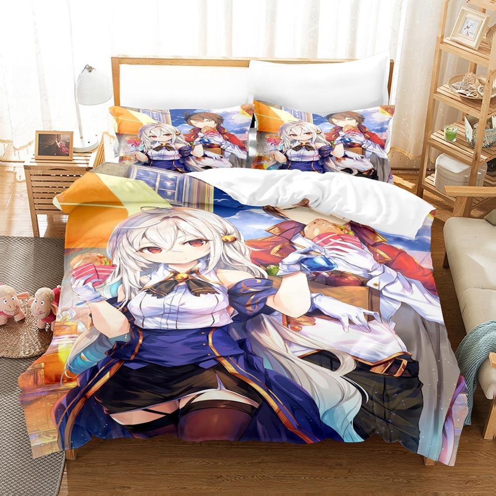 

3D Printing Anime The Genius Prince s Bedding Set Single Twin Full Queen King Size Bed Set Adult Kid Bedroom Duvet Cover Sets EU single(135x200cm)
