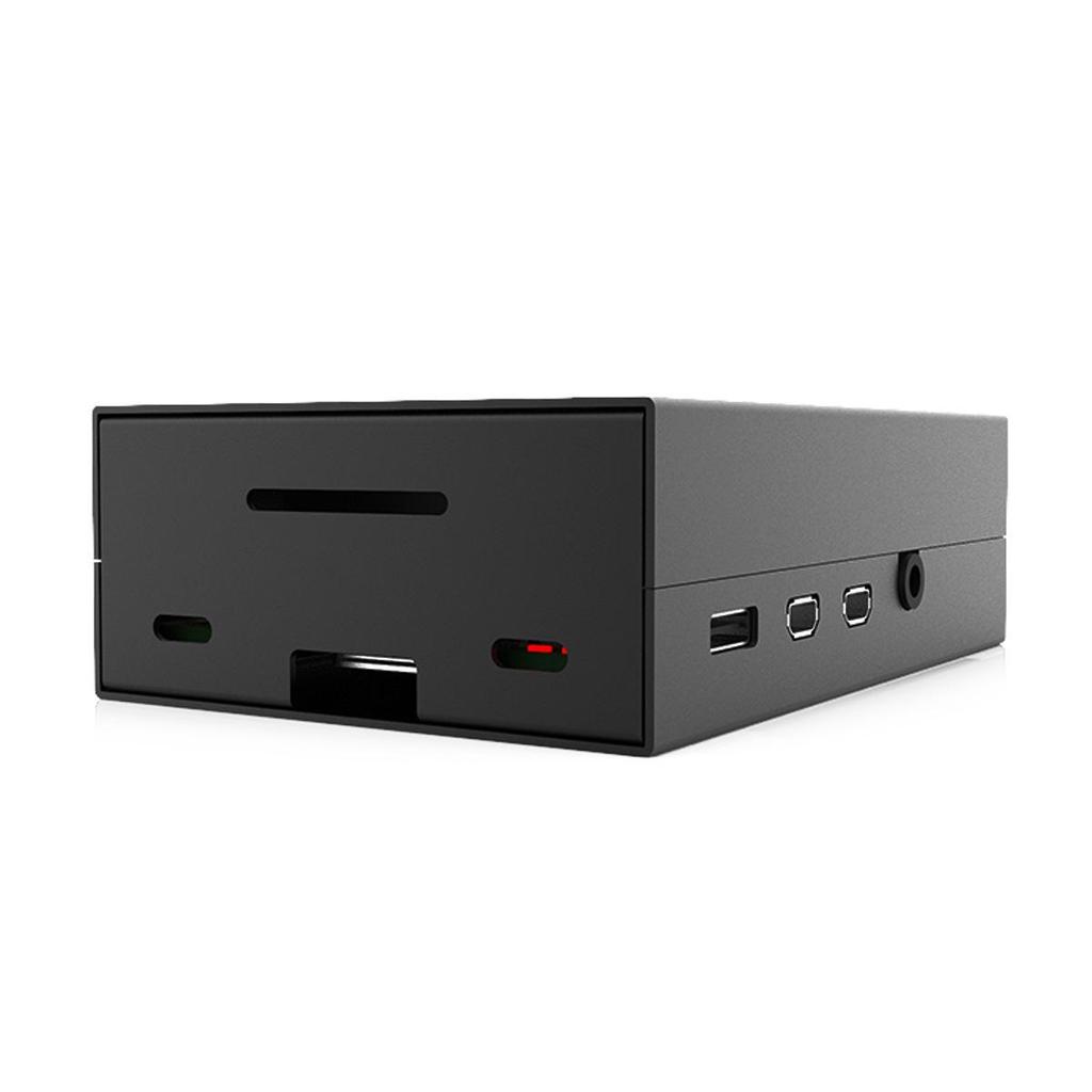 Raspberry Pi 4 Metal Case with Fan Support, Dual Color Options
