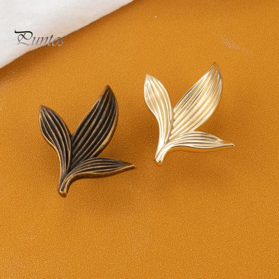 Blumenblatt-Schrankgriff, Einzelloch, robuste Zinklegierung, universeller Kommoden-/Schubladen-/Kleiderschrank-Zugknopf, Ersatz für Möbelbeschläge