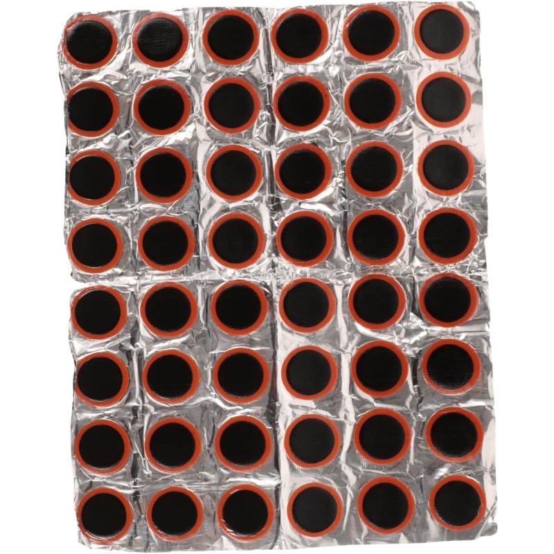 48Pcs Heavy Duty Patch Kit Inner Tube Patch Kit Inner Tube Puncture Patch Kits Tire Patches Bike Tire Repair Kit for Bicycles
