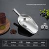 Stainless Steel Multipurpose Scoop with Extended Hanging Handle for Ice, Rice, Dried Fruit, Candy, and Flour.