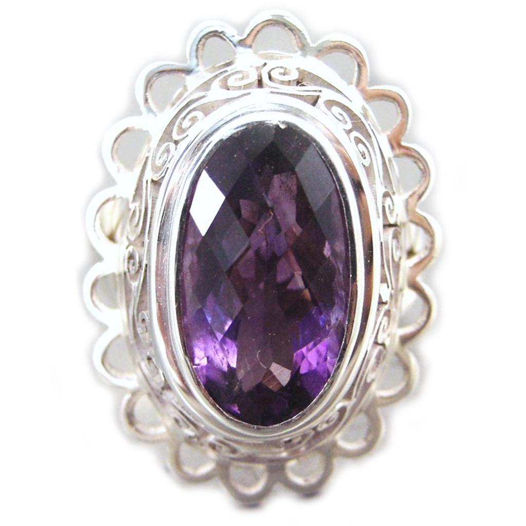 

Серебряное кольцо с аметистом Heaven