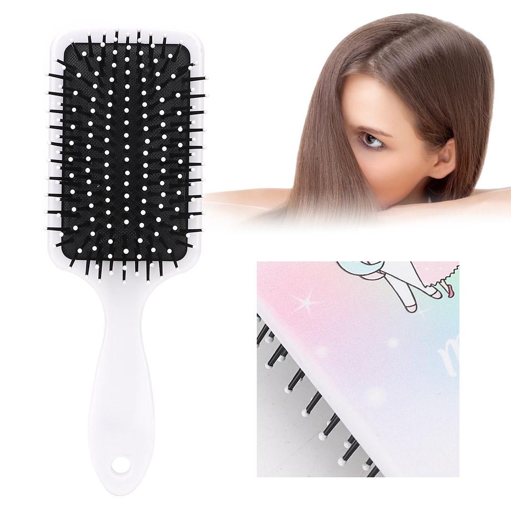 ABS Cartoon Horse Animal Print Massage Hair Comb Anti static Hairdressing Tool(Girl Horse)