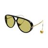 Drop Aviator Sunglasses Black Women Eyewear BV1273S-003