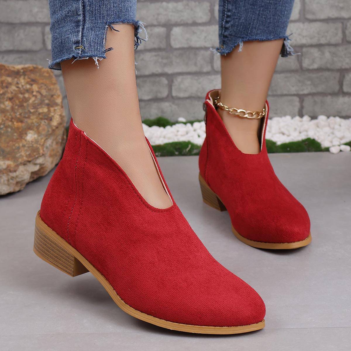 

Women Boots Plus Size 36-43 Shoes for Women Autumn Spring Ankle Gladiator Zipper Walking Casual Zapatos De Mujer Platform Boots 43