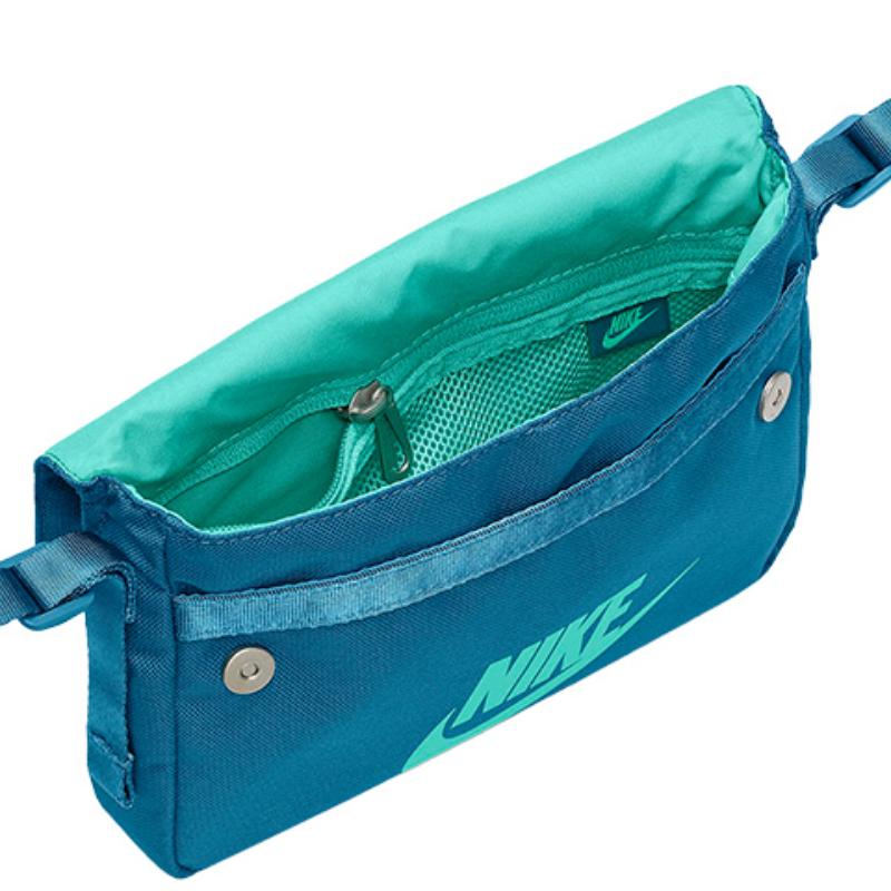 Nike Polyester Shoulder Bag, Crossbody Bag Unisex Dock Blue Casual CW9300-404