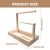 Practical Wood Rack Elegant Jewelry Organizer Accessories Display Stand for Women Girls Jewellery Storage Shelf