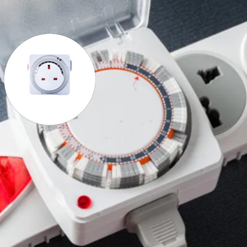 15Minute Precisions Mechanical Timer Switches for Electrical Outlets Global Sockets ABS Material Energy Efficient