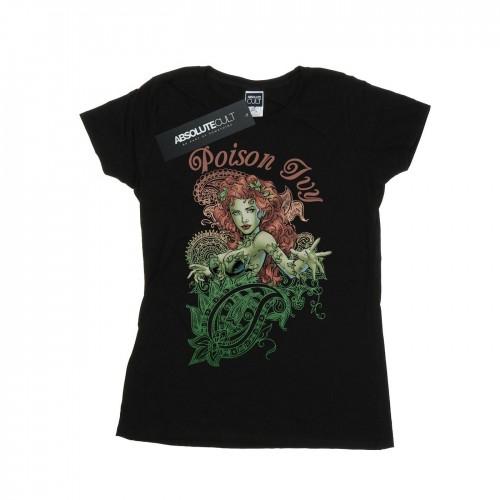 

DC Comics Womens/Ladies Poison Ivy Paisley Cotton T-Shirt XXL білий