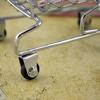 Hand Trolley High Simulation Decorative Mini Shopping Cart Storage Basket for Storing Pretend Toy