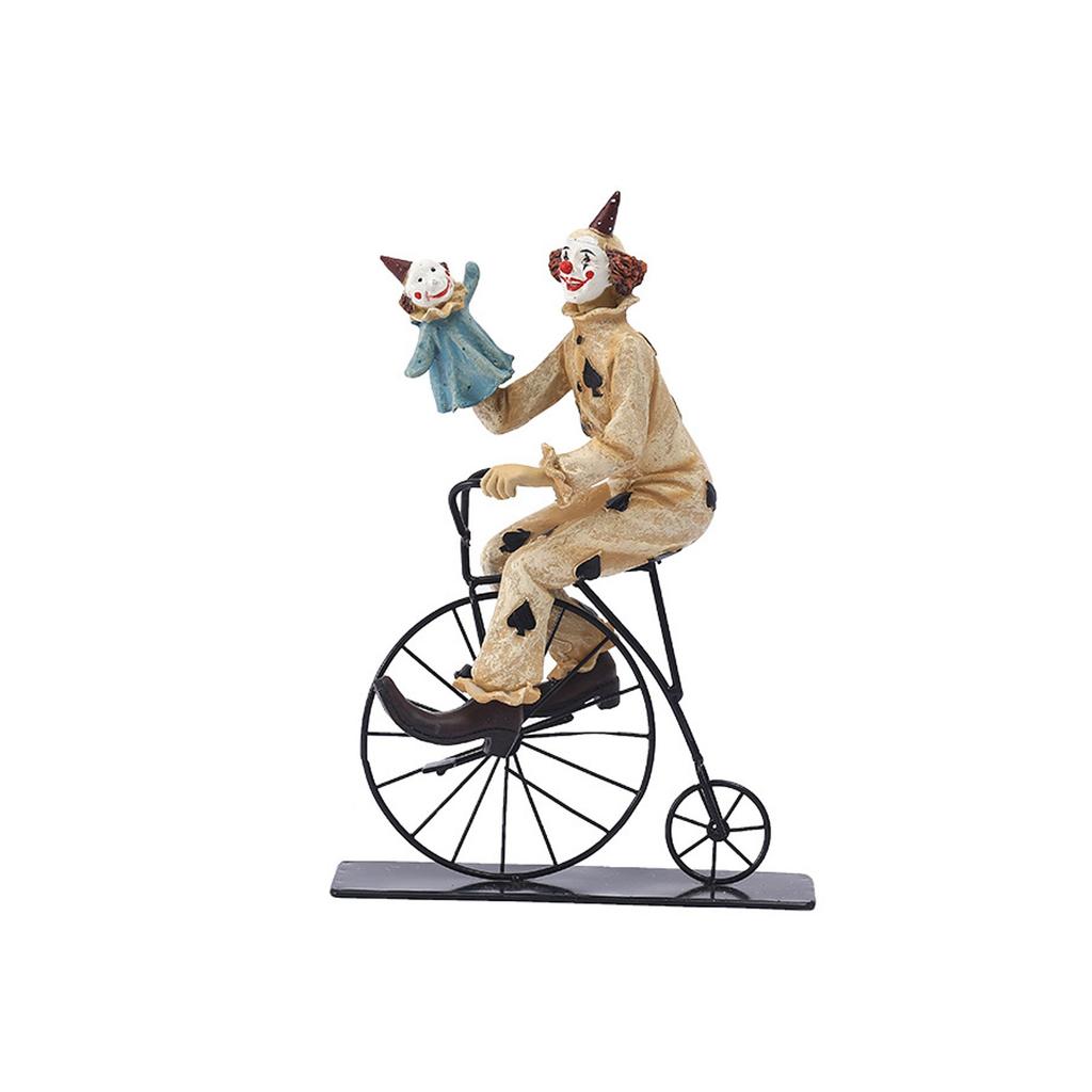 Figuras de payaso, Adornos, Decoraciones, Artesanías de resina para escritorio/entrada.