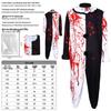 Soul-Shattering Clown Bloody Halloween Costume for Horror Role-Playing and Pranks