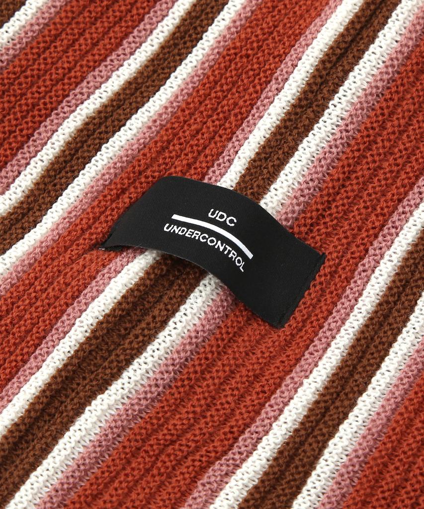 Eondeokeonteulol Striped Long Beanie Beanie / Vertical Stripe / Brick
