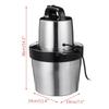 1800W 6L Chopper 2Speed 4Blades Auto Food Mixer blender Kitchen Cooking Stainless Steel Electric Mincer Meat Grinders