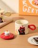 Birthday Cat Ceramic Mug - Cute Cake Design Coffee Cup Souvenir Gift