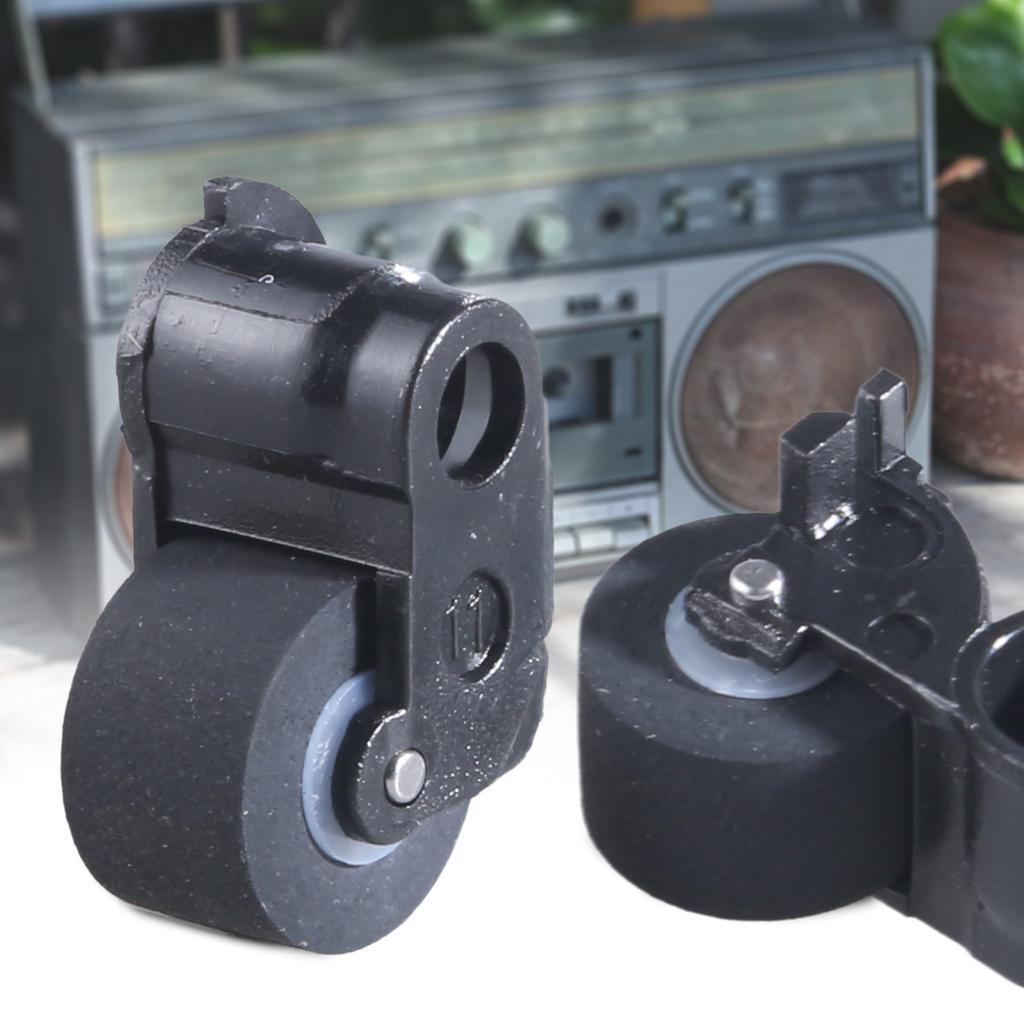 Erstatningstape Stereospiller Reimhjul 10 mm Diameter Reimhjul Lagerhjul Klemrulle Beltehjul Beltereimhjul 10 mm