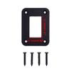 Automotive Replacement 2pcs Housing Automotive Switch Panel Rocker Switch Panel Housing Control Panel Easy Installation