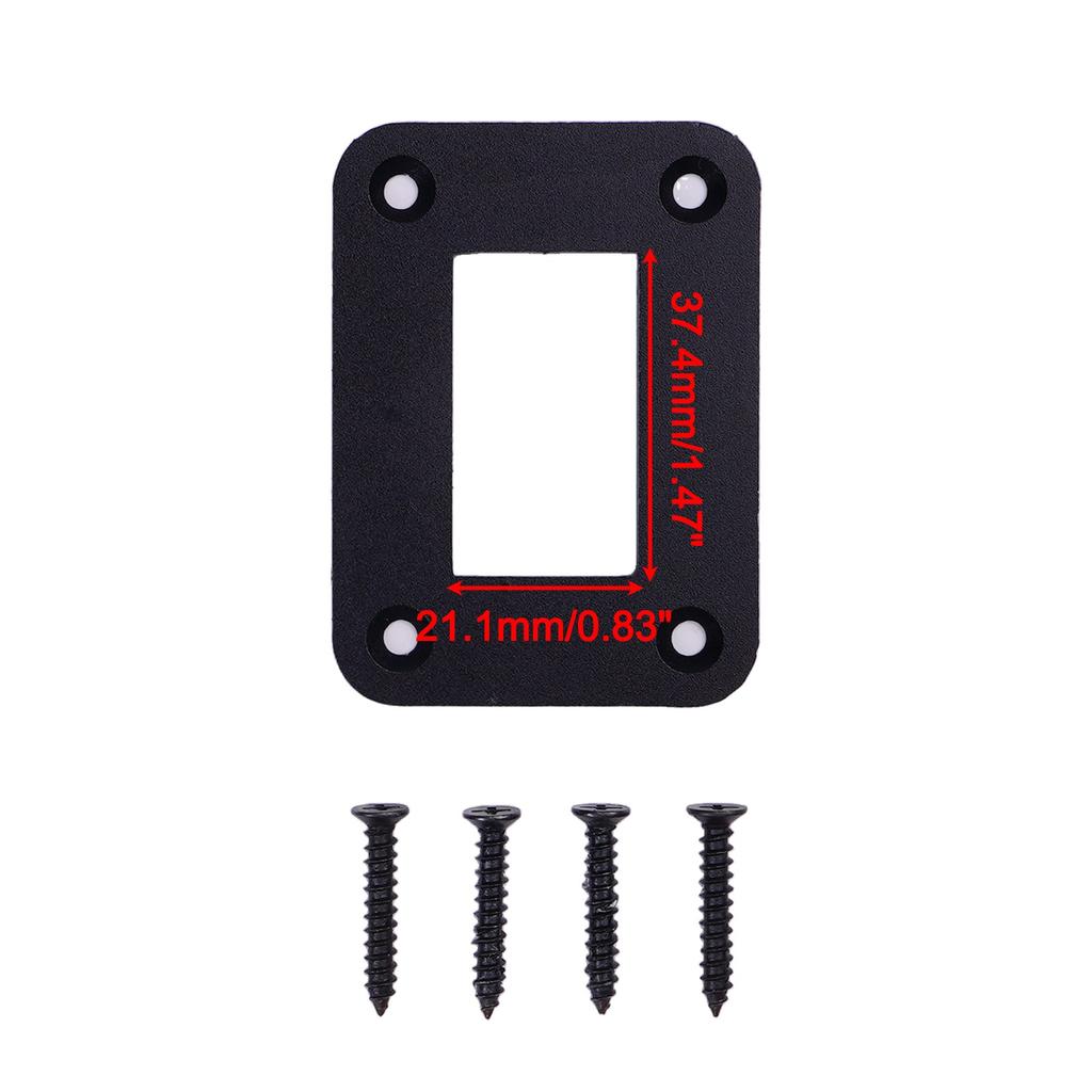 Automotive Replacement 2pcs Housing Automotive Switch Panel Rocker Switch Panel Housing Control Panel Easy Installation