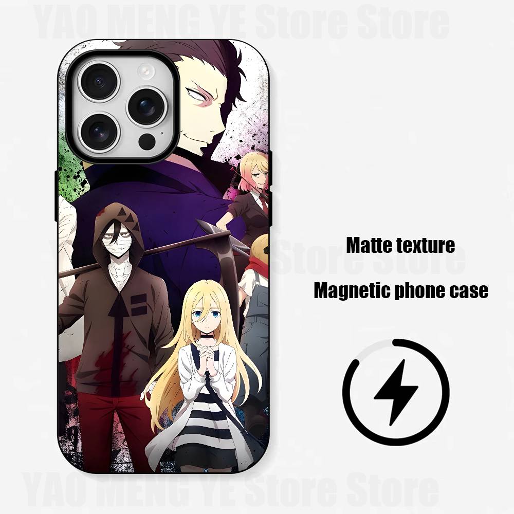 

Ray Z-Zack A-Angels of Death Magnetic For Case For Iphone 17,16,15,14,13,12,11 Pro Max Mini Plus Frosted Shell Cover iPhone14ProMax