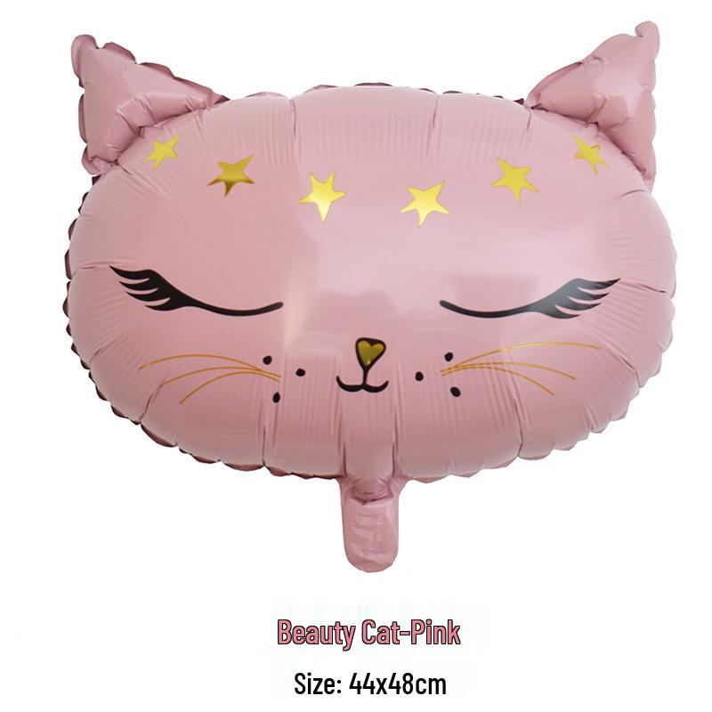 Colorful Children's Birthday Party Cake and Balloon Decoration Set