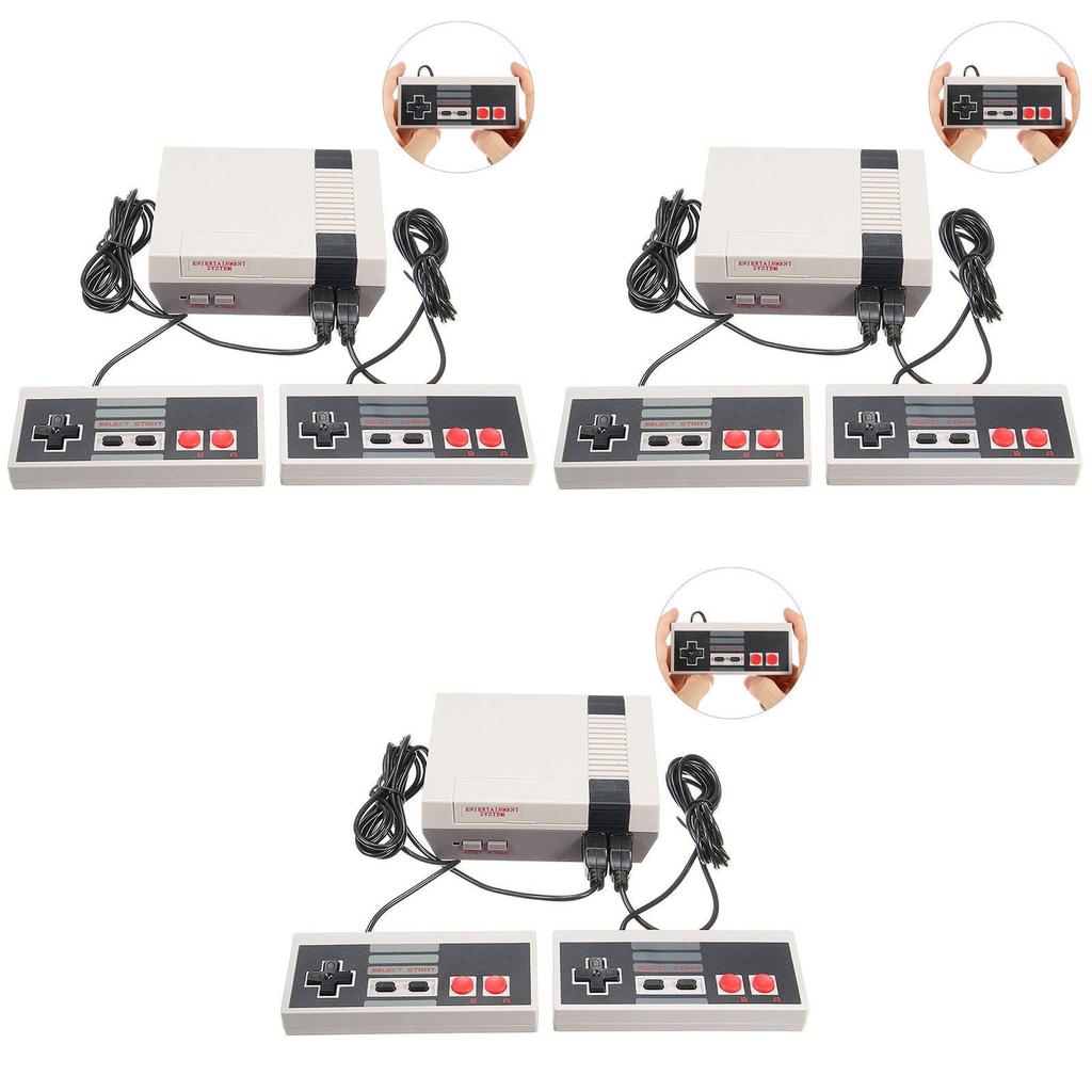 Mini Retro TV-Spielkonsole mit 500 klassischen integrierten Spielen und 2 Controllern für zeitlosen Spaß