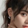 S925 Silver Sunflower Stud Earrings: Trendy Retro Light Luxury for Women, 2022