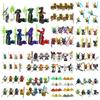 104 PCS ninja building block doll set, assembled role action doll DIY building block doll toy boy birthday gift.