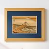 KINOWA "Koshu Ishibanzawa" Woodblock Printing Kit, Original Handmade Ukiyo-e Kit, Hokusai's Thirty-six Views of Mount Fuji, Made in Japan