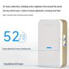 Battery-Free Smart Wireless Doorbell with One Transmitter & Two Receivers, EU/US Plug, Long Range, Waterproof.