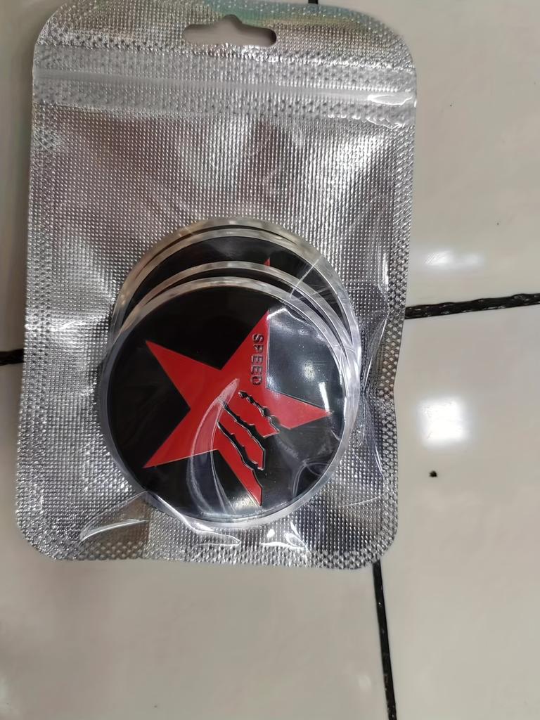 4pcs of 56Mm Car Logo Hubcaps - Automotive Center Wheel Hub Stickers