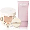 Skim Water Light Set Cushion Foundation UV Primer Hard To Break Cushion Sensitive Pores Are Not [Korean Cosmetics, Down, Foundation, Skin, Blemishes,